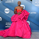 Cynthia Erivo arrives for the 26th Annual Screen Actors Guild Awards at the Shrine Auditorium in Los Angeles on Jan. 19, 2020.